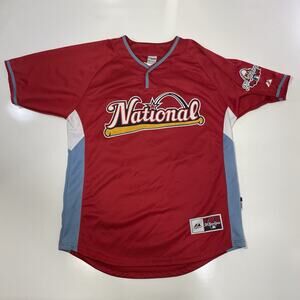 Adrian Gonzalez #23 Padres Majestic 2009 National League MLB All Star Jersey 52